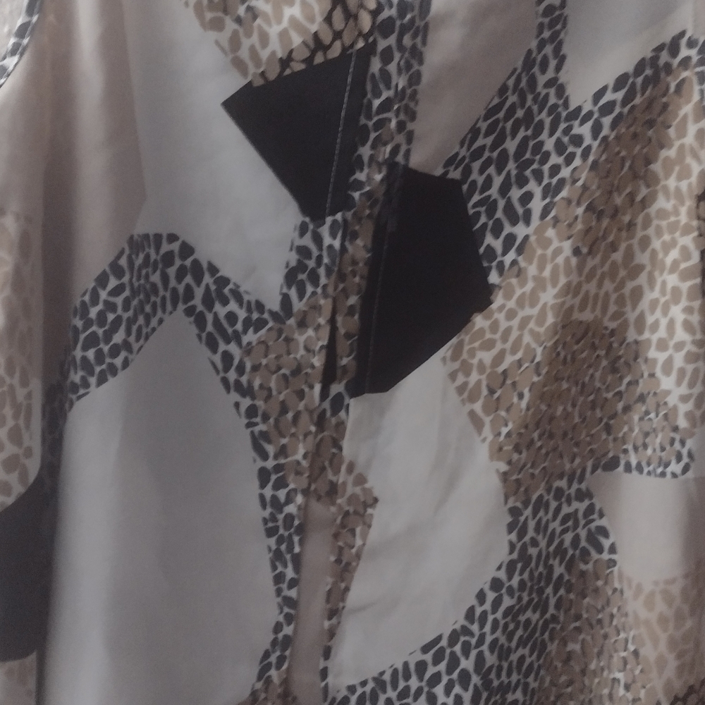 Alfani women's pullover leopard print sleeveless blouse sz 4 - Picture 6 of 6